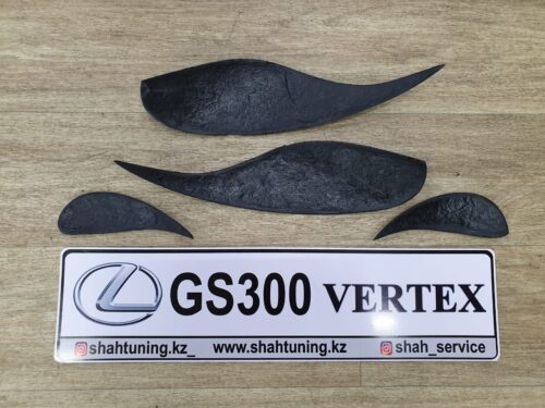 Накладки на фары Lexus J160 Vertex (реснички) (GS 300) 2005-2011