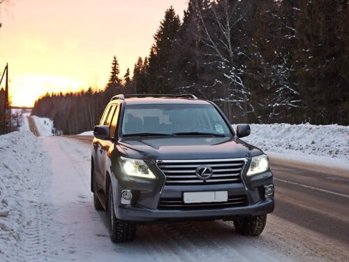 Передний бампер Lexus URJ200 (LX 570, рестайлинг) 2015-2021